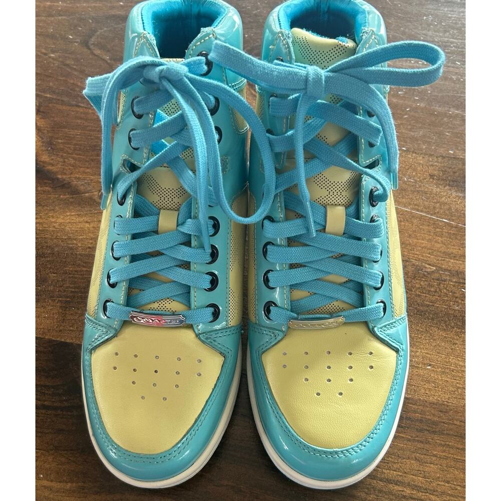 Coach Teal Performance Sneakers - Picture 2 of 11